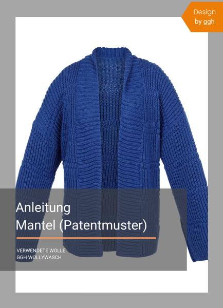 Anleitung - Patentmusterjacke Saphir